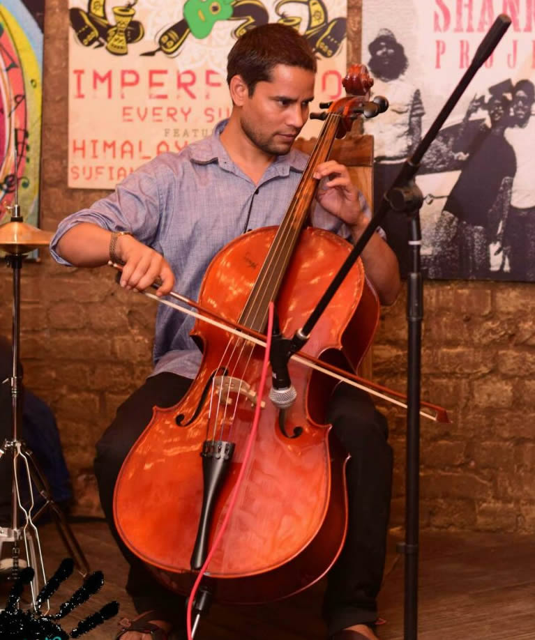 indian cello player thane india