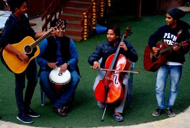 male instrumental band thane