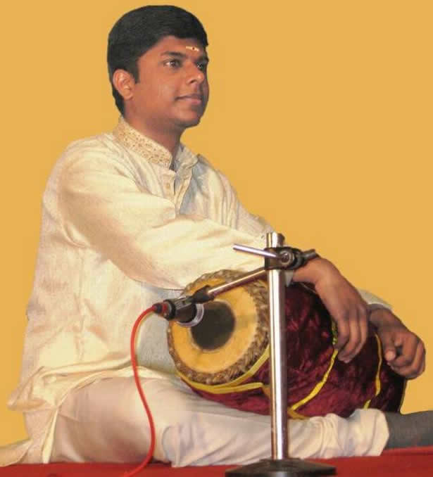 famous mridngam player thane